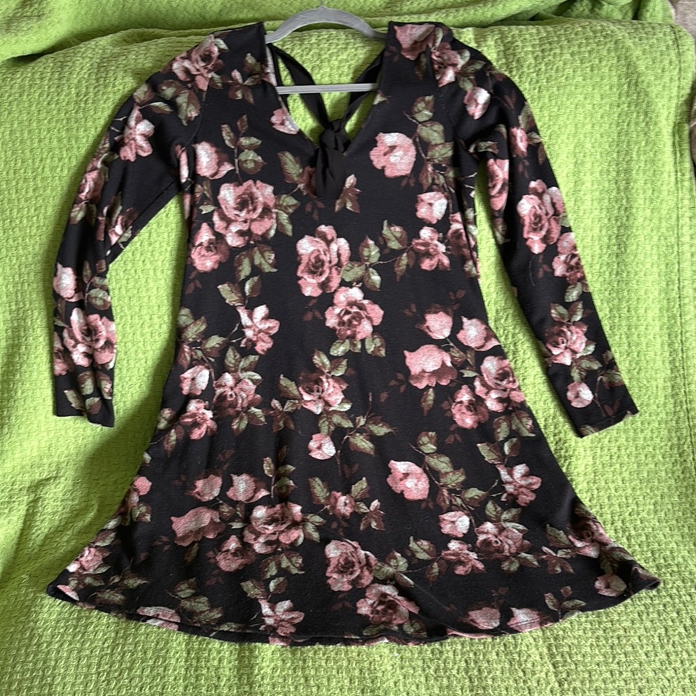 Floral Long Sleeve Dress